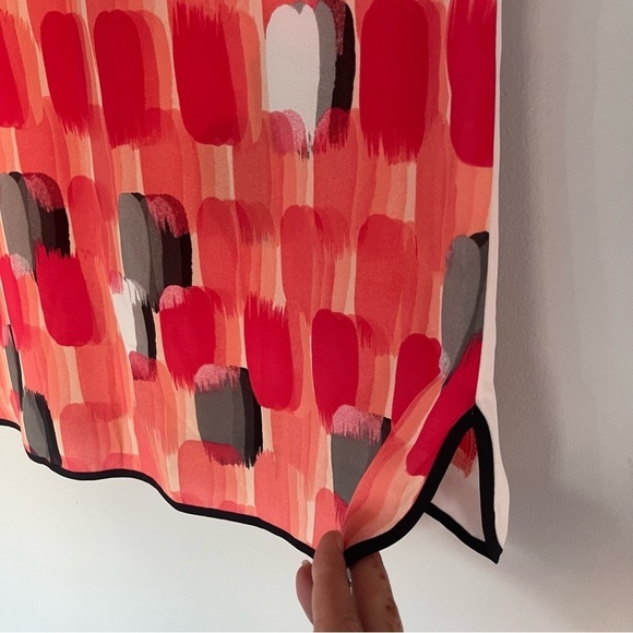 Worthington Sleeveless Multicolor V-Neck Blouse Top Petite Large Career Causal - Picture 6 of 9